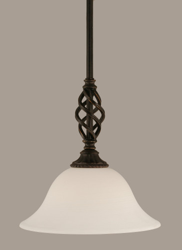 Elegante 1 Light Mini Pendant In Dark Granite (80-DG-613)