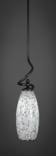 Capri 1 Light Mini Pendant In Dark Granite (901-DG-416)