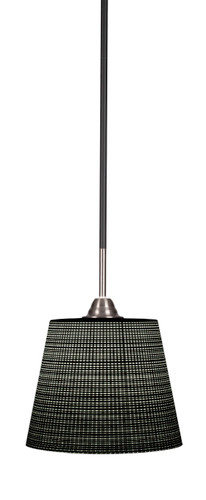 Paramount 1 Light Mini Pendant In Matte Black & Brushed Nickel (3401-MBBN-4089)