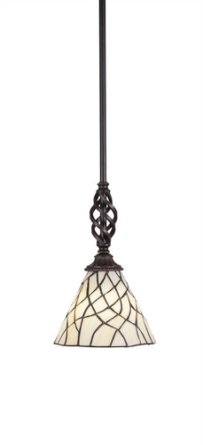 Elegante 1 Light Mini Pendant In Dark Granite (80-DG-9115)