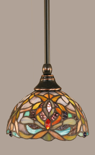 1 Light Mini Pendant In Black Copper (23-BC-9905)