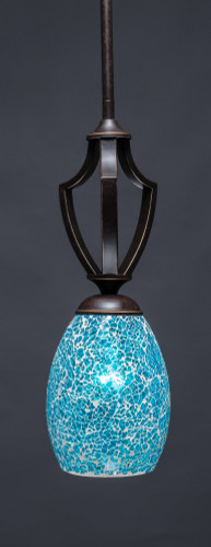 Zilo 1 Light Mini Pendant In Dark Granite (561-DG-5055)