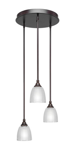 Empire 3 Light Cluster Pendalier In Dark Granite (2143-DG-500)