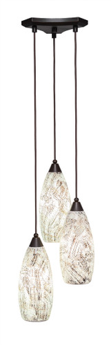 Europa 3 Light Cluster Pendalier In Dark Granite (28-DG-5064)