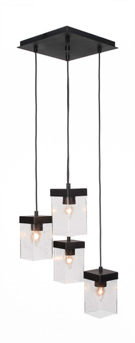 Nouvelle 4 Light Cluster Pendalier In Espresso (3214-ES-530)