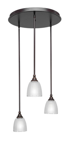 Empire 3 Light Cluster Pendalier In Dark Granite (2183-DG-500)