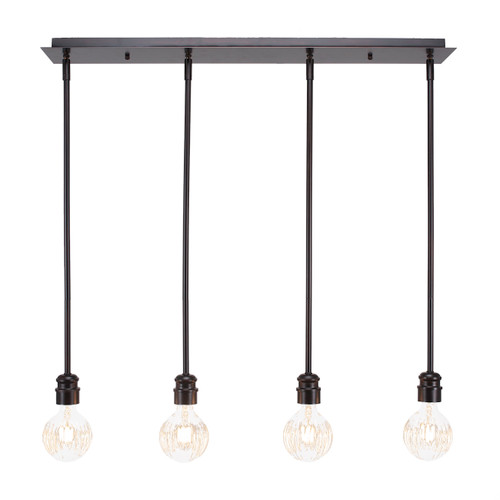 Edge 4 Light Linear Pendalier In Espresso (1156-ES-LED45C)