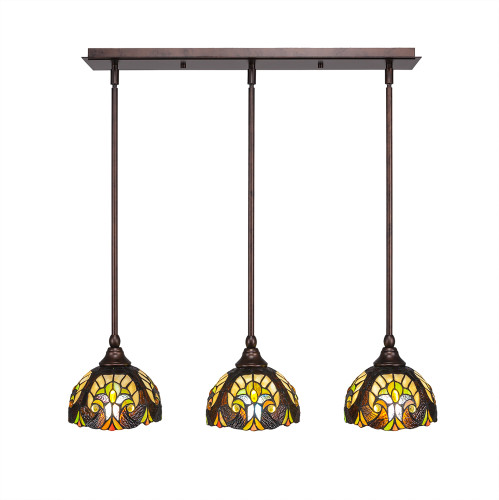 3 Light Mini Pendant In Bronze (25-BRZ-9945)