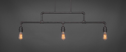 Vintage 3 Light Island In Dark Granite (333-DG-AT18)