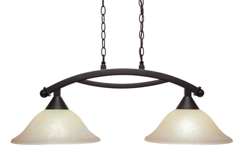 Bow 2 Light Island In Dark Granite (872-DG-523)