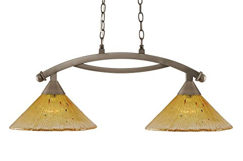 Bow 2 Light Island In Brushed Nickel (872-BN-774)