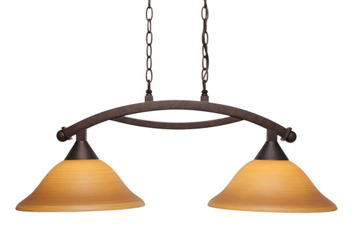 Bow 2 Light Island In Bronze (872-BRZ-624)