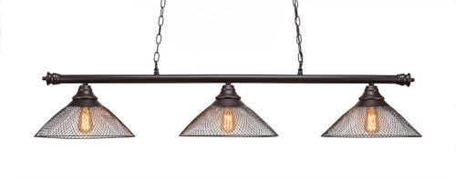 Oxford 3 Light Island In Dark Granite (373-DG-808-LED18A)