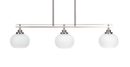 Odyssey 3 Light Island In Brushed Nickel (2636-BN-212)