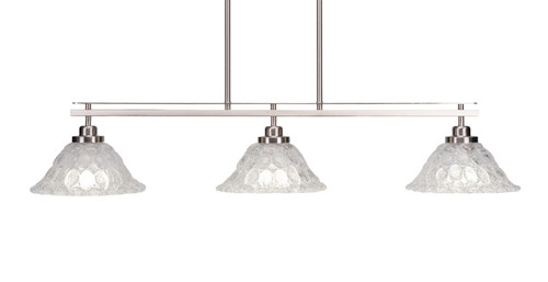 Odyssey 3 Light Island In Brushed Nickel (2636-BN-431)