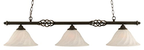 Elegante 3 Light Island In Dark Granite (863-DG-5731)