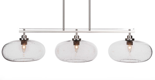Odyssey 3 Light Island In Brushed Nickel (2636-BN-206)