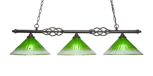 Elegante 3 Light Island In Dark Granite (866-DG-447)