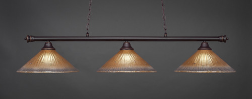 Oxford 3 Light Island In Dark Granite (373-DG-710)