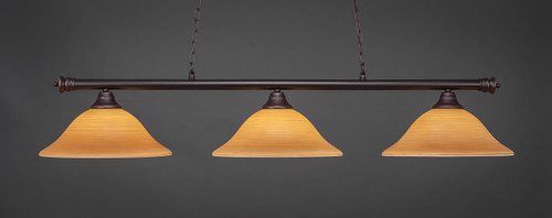 Oxford 3 Light Island In Dark Granite (373-DG-622)