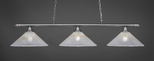 Oxford 3 Light Island In Brushed Nickel (373-BN-714)