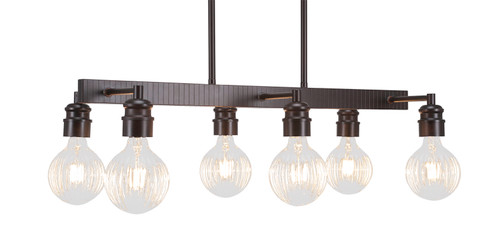 Edge 6 Light Island In Espresso (1186-ES-LED45C)