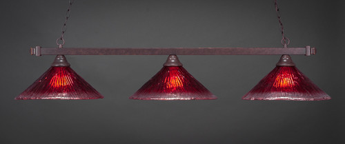 Square 3 Light Island In Dark Granite (803-DG-716)