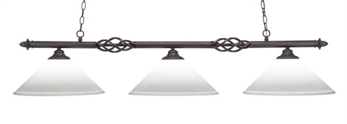 Elegante 3 Light Island In Dark Granite (863-DG-318)