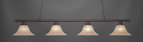 Oxford 4 Light Island In Dark Granite (374-DG-53318)