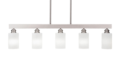Edge 5 Light Island In Brushed Nickel (1185-BN-4061)