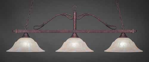 Scroll 3 Light Island In Bronze (823-BRZ-53613)