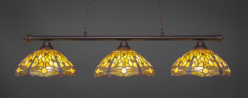 Oxford 3 Light Island In Dark Granite (373-DG-946)