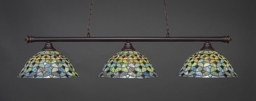 Oxford 3 Light Island In Dark Granite (373-DG-996)