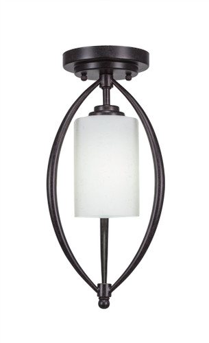 Marquise 1 Light Semi-Flush In Dark Granite (2417-DG-310)