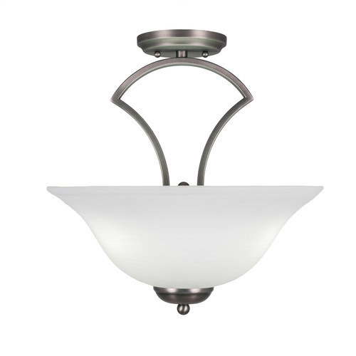 Zilo 3 Light Semi-Flush In Graphite (565-GP-612)