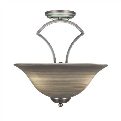 Zilo 3 Light Semi-Flush In Graphite (565-GP-602)