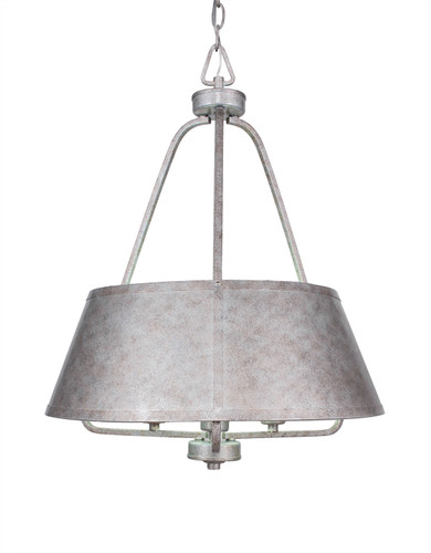 Sonora 3 Light Chandelier In Aged Silver (1126-AS)
