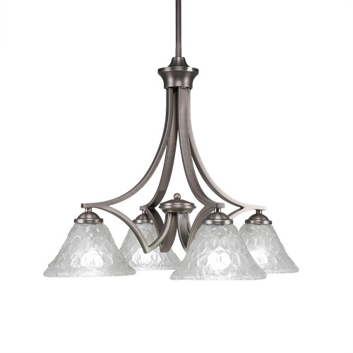 Zilo 4 Light Chandelier In Graphite (568-GP-451)