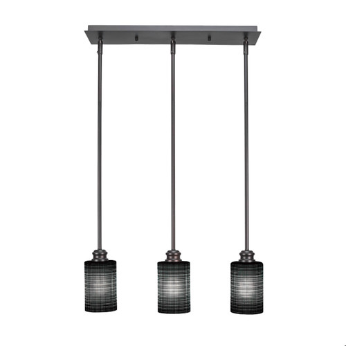 Edge 3 Light Linear Pendalier In Espresso (1153-ES-4069)