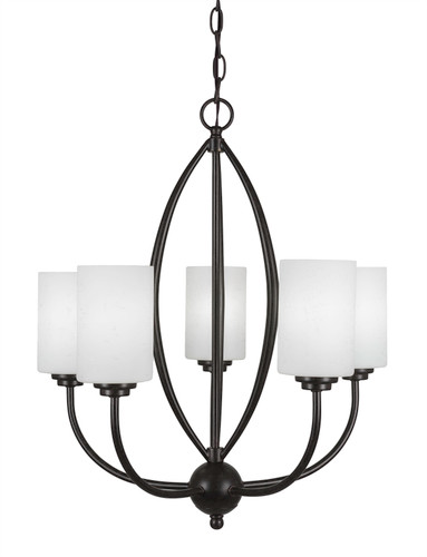 Marquise 5 Light Chandelier In Dark Granite (2415-DG-310)