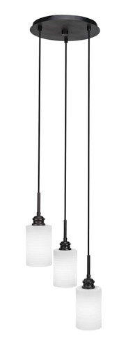 Edge 3 Light Cluster Pendalier In Espresso (1173-ES-4061)