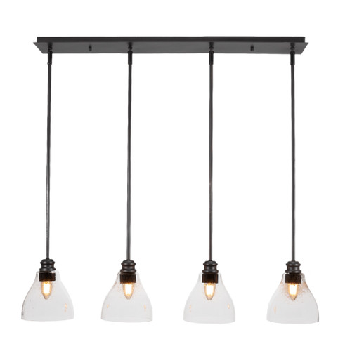 Edge 4 Light Linear Pendalier In Espresso (1156-ES-4760)