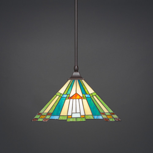 1 Light Pendant In Dark Granite (13-DG-981)