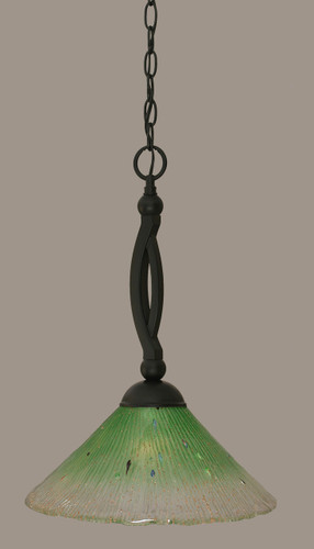 Bow 1 Light Pendant In Matte Black (271-MB-447)