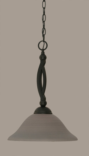 Bow 1 Light Pendant In Matte Black (271-MB-604)