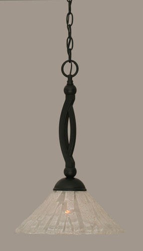 Bow 1 Light Pendant In Matte Black (271-MB-709)