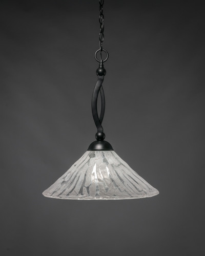 Bow 1 Light Pendant In Matte Black (271-MB-719)