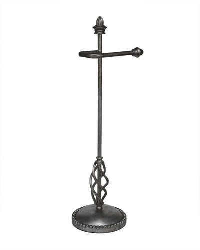 Elegant?? Toilet Tissue Stand In Aged Silver (84-AS)