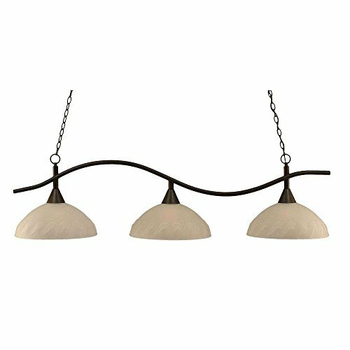 Swoop 3 Light Island In Dark Granite (893-DG-5651)