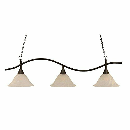 Swoop 3 Light Island In Dark Granite (893-DG-5731)